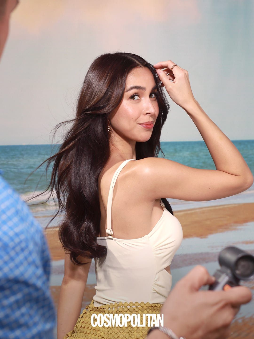 Julia Barretto on set of Cosmo April 2025 Cover shoot