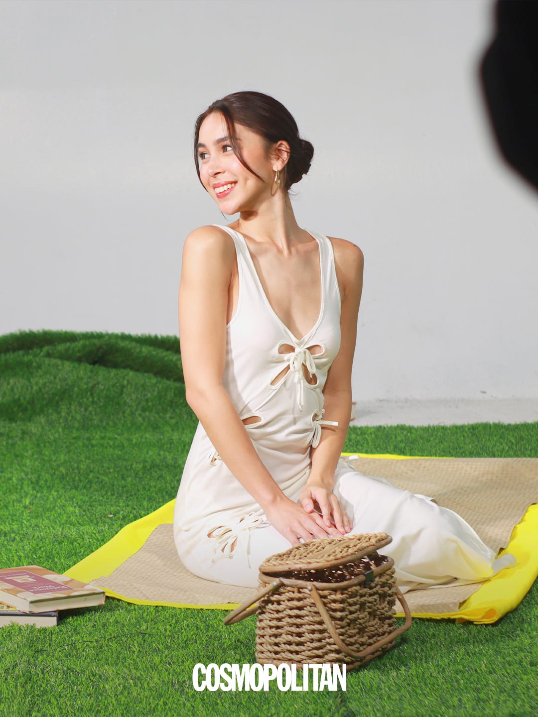 Julia Barretto on set of Cosmo April 2025 Cover shoot