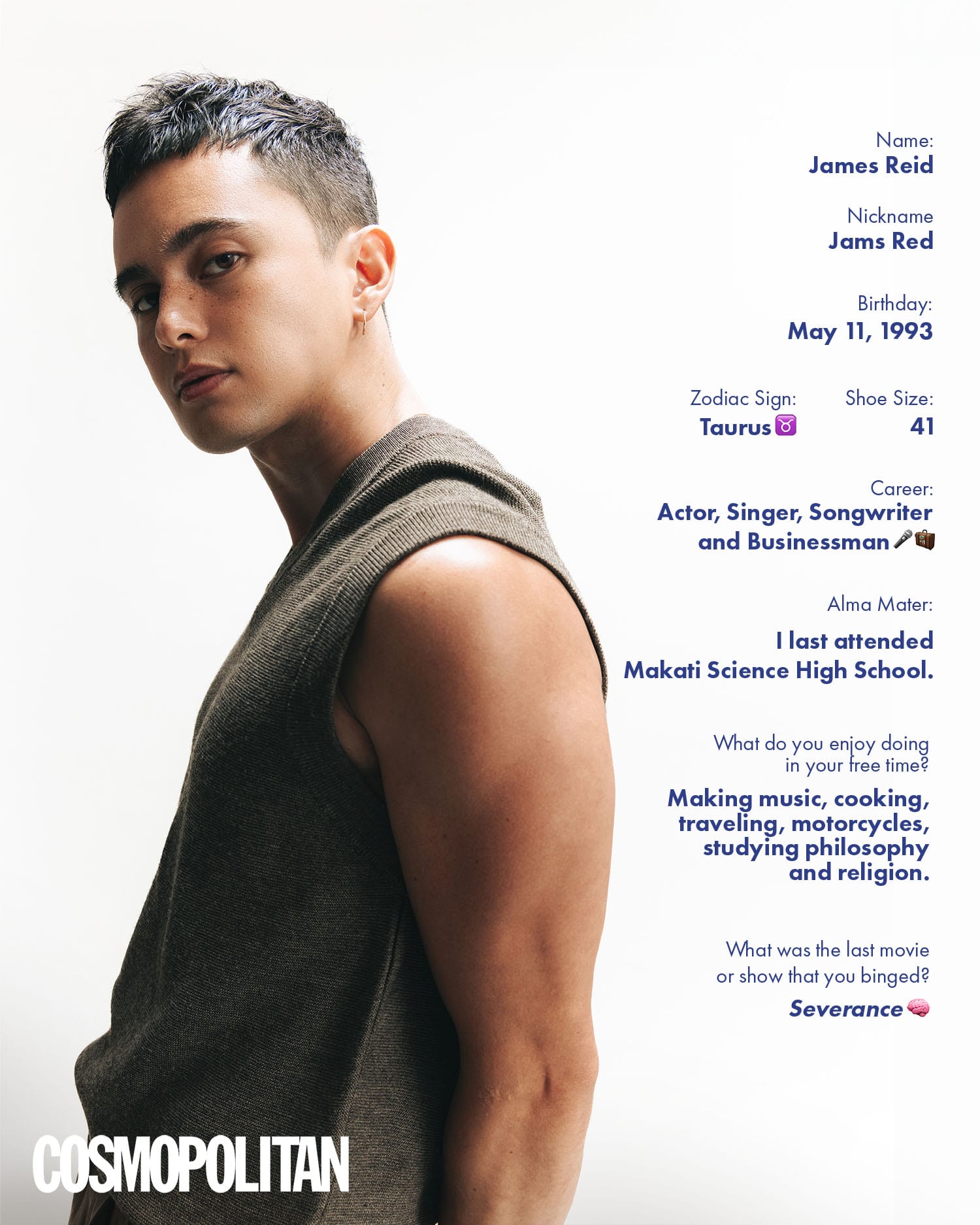 James Reid for Cosmo Crush