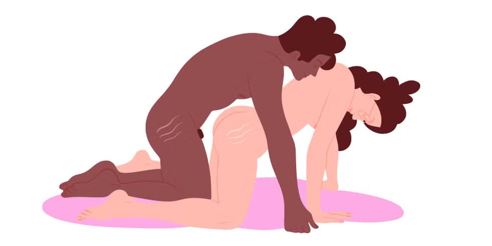 the classic dog doggy style sex position
