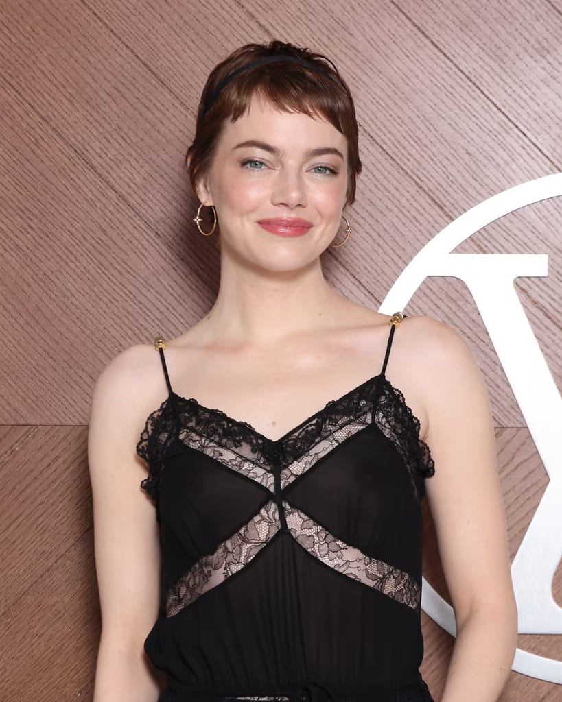 soft, textured pixie, Emma Stone