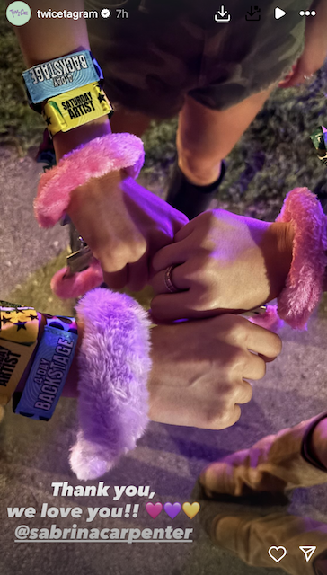 TWICE, Sabrina Carpenter