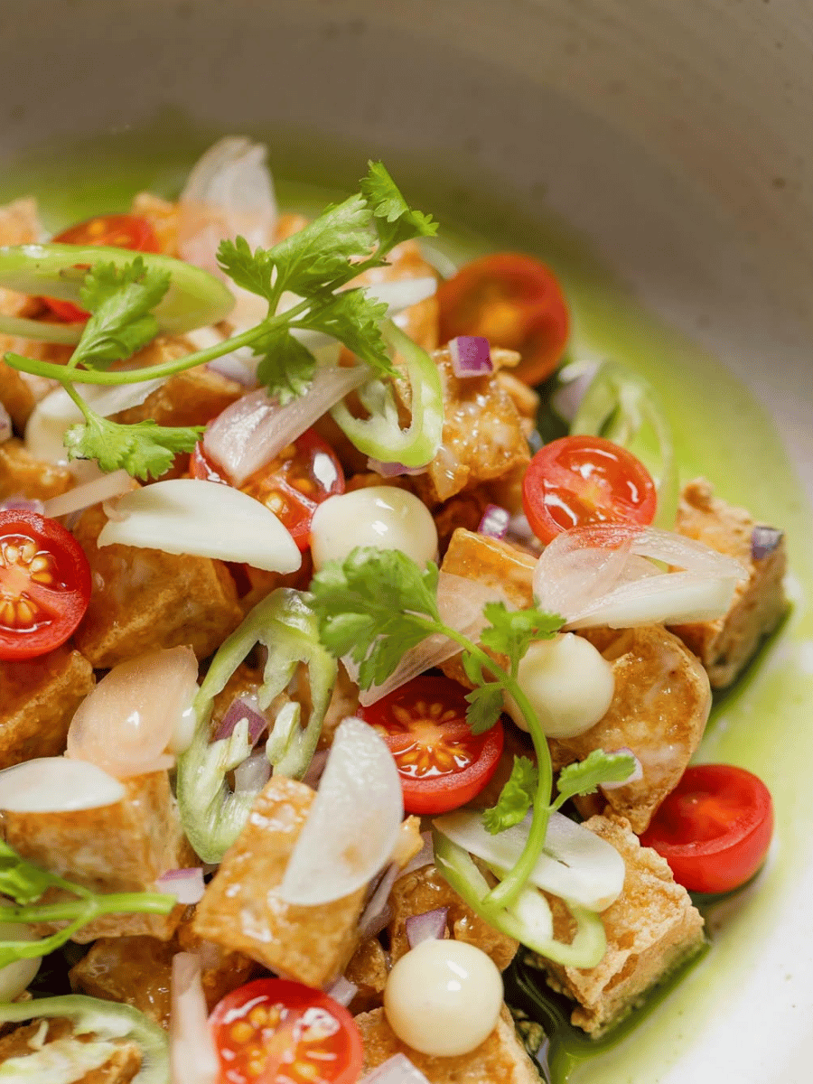 halong restaurant tofu sisig