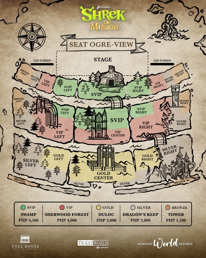 shrek the musical manila seat chart