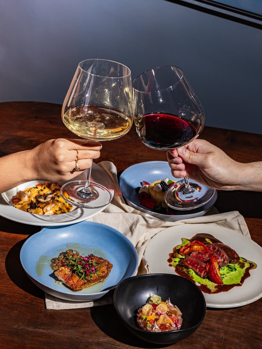 osteria antica dishes and wine