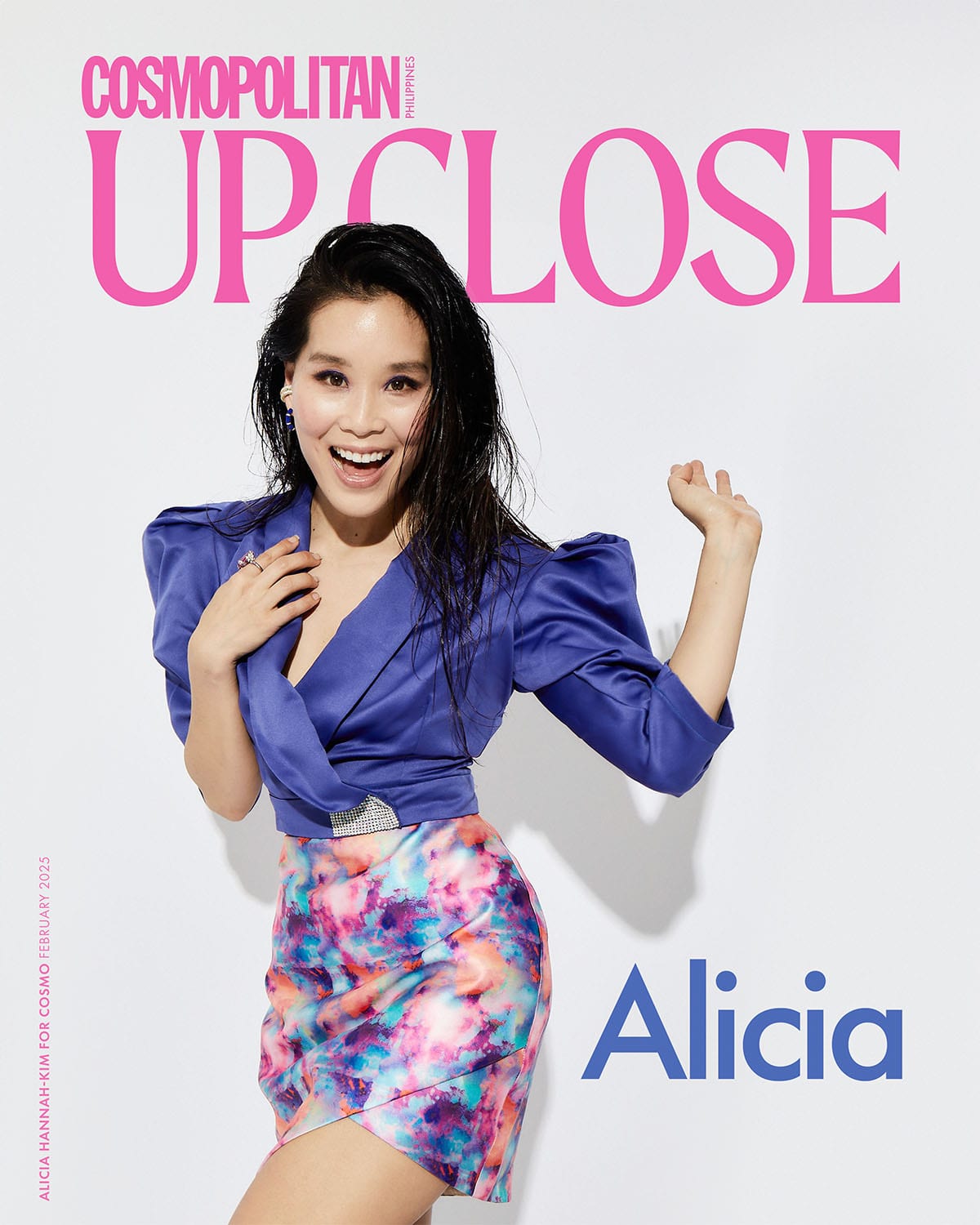 alicia hannah-kim for cosmo up close february 2025