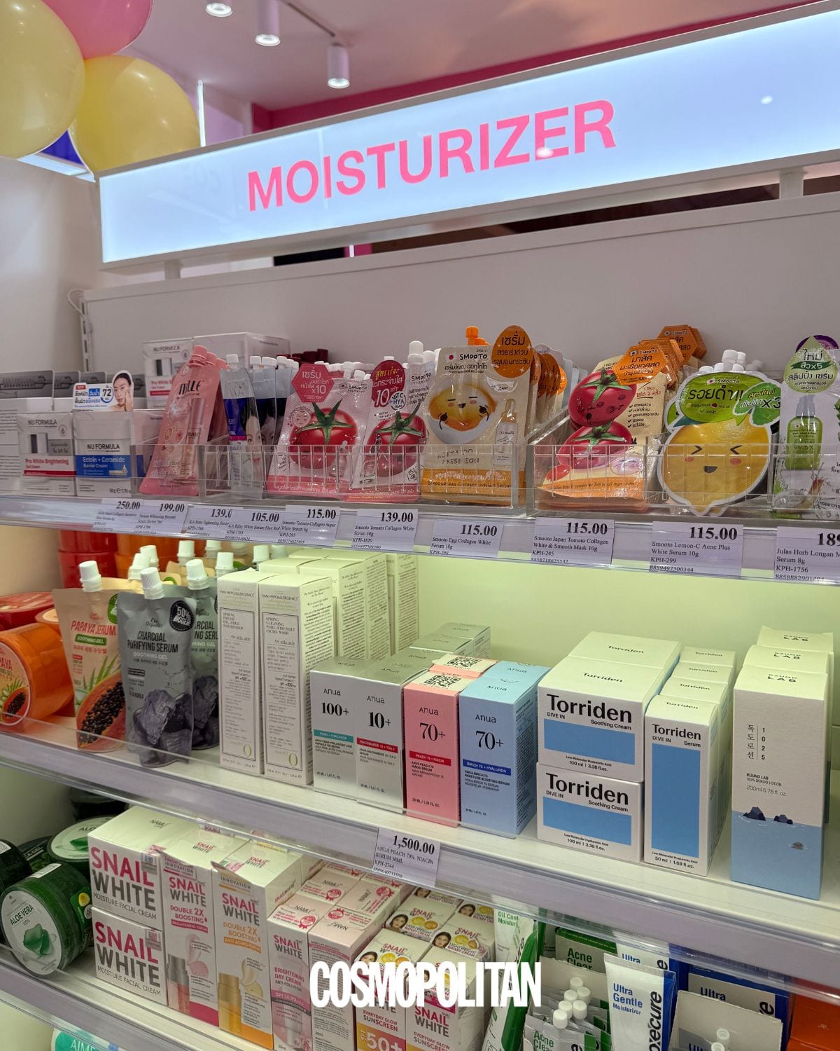 beauty products at konvy in robinsons galleria