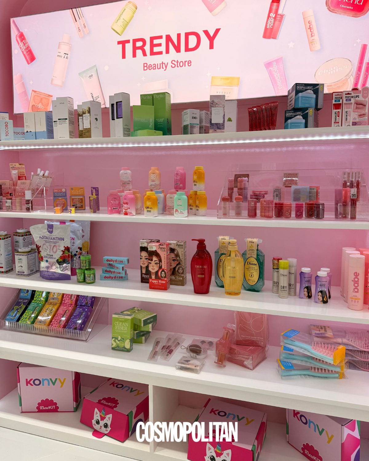beauty products at konvy in robinsons galleria