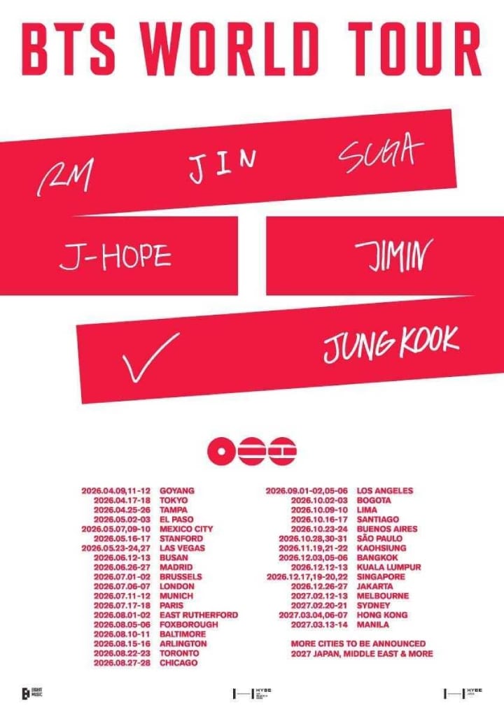 bts world tour schedule 202-2027