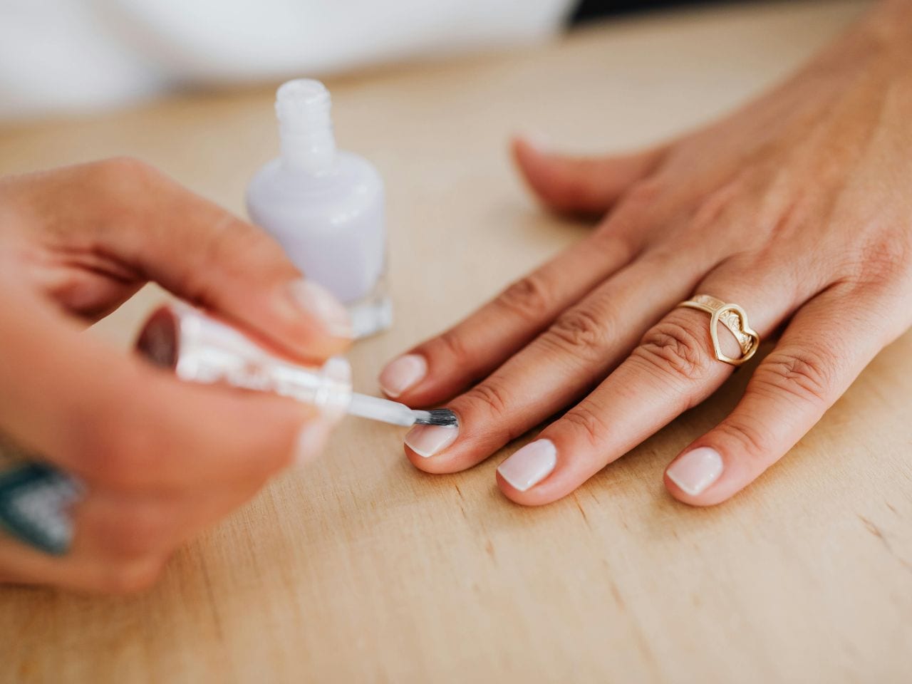 regular manicure