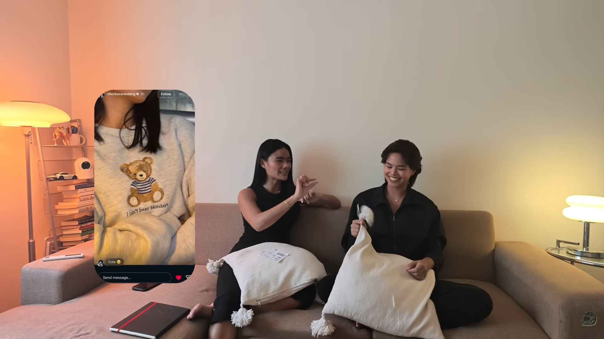 Screenshot of Chezka Carandang Instagram Story