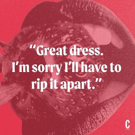 great dress, i'm sorry i'll have to rip it apart